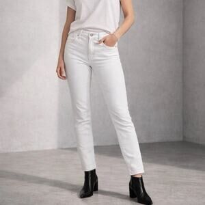 L’Agence White Marguerite Skinny High Rise Jeans Women 26 Stretch Denim